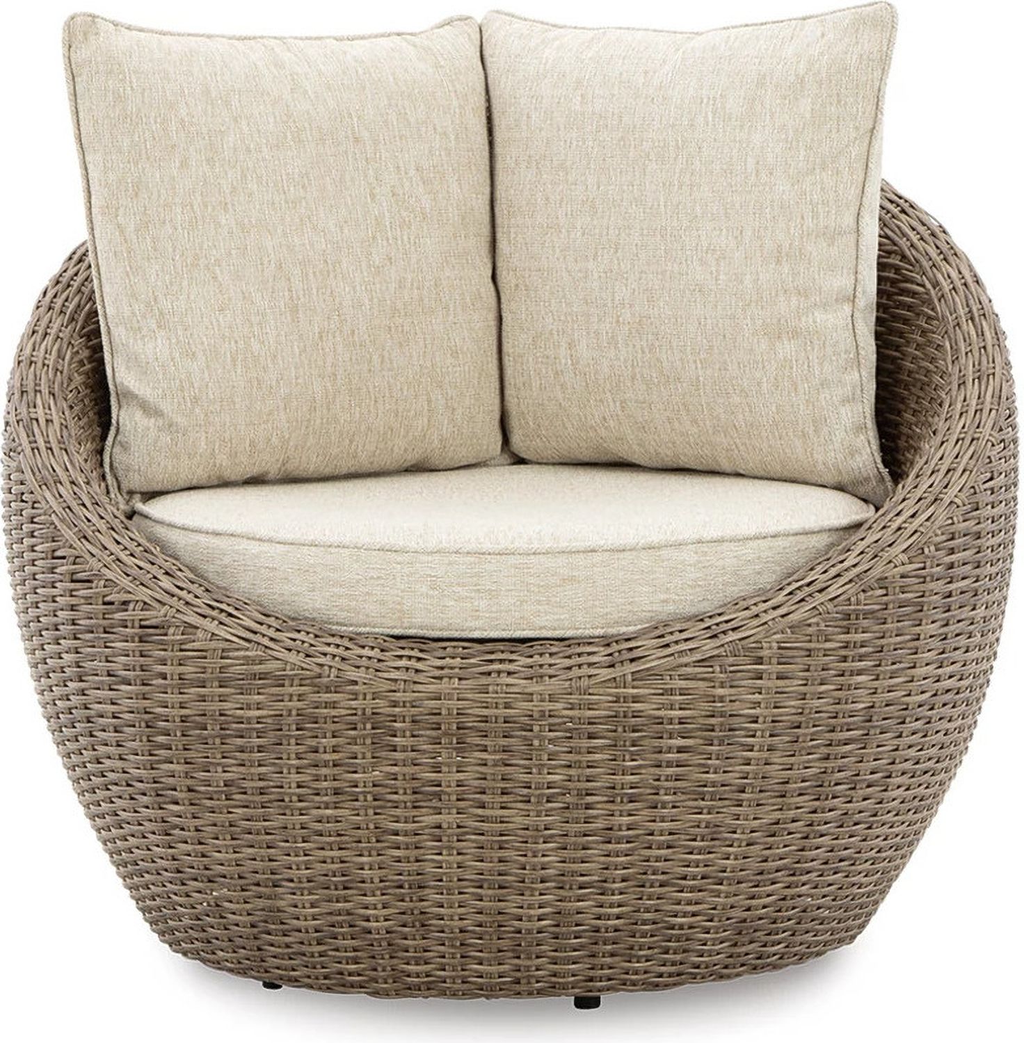 Danson Beige Swivel Lounge W/Cushion Set Of 2 P505821