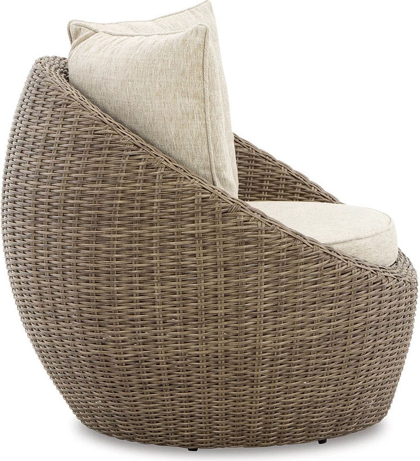 Danson Beige Swivel Lounge W/Cushion Set Of 2 P505821