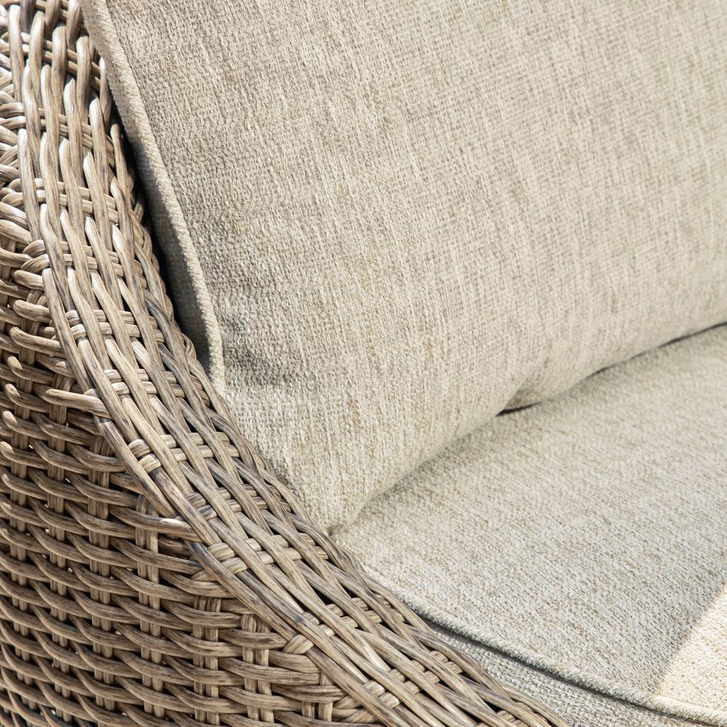 Danson 2 Swivel Lounge Chairs and End Table In Beige P505P1