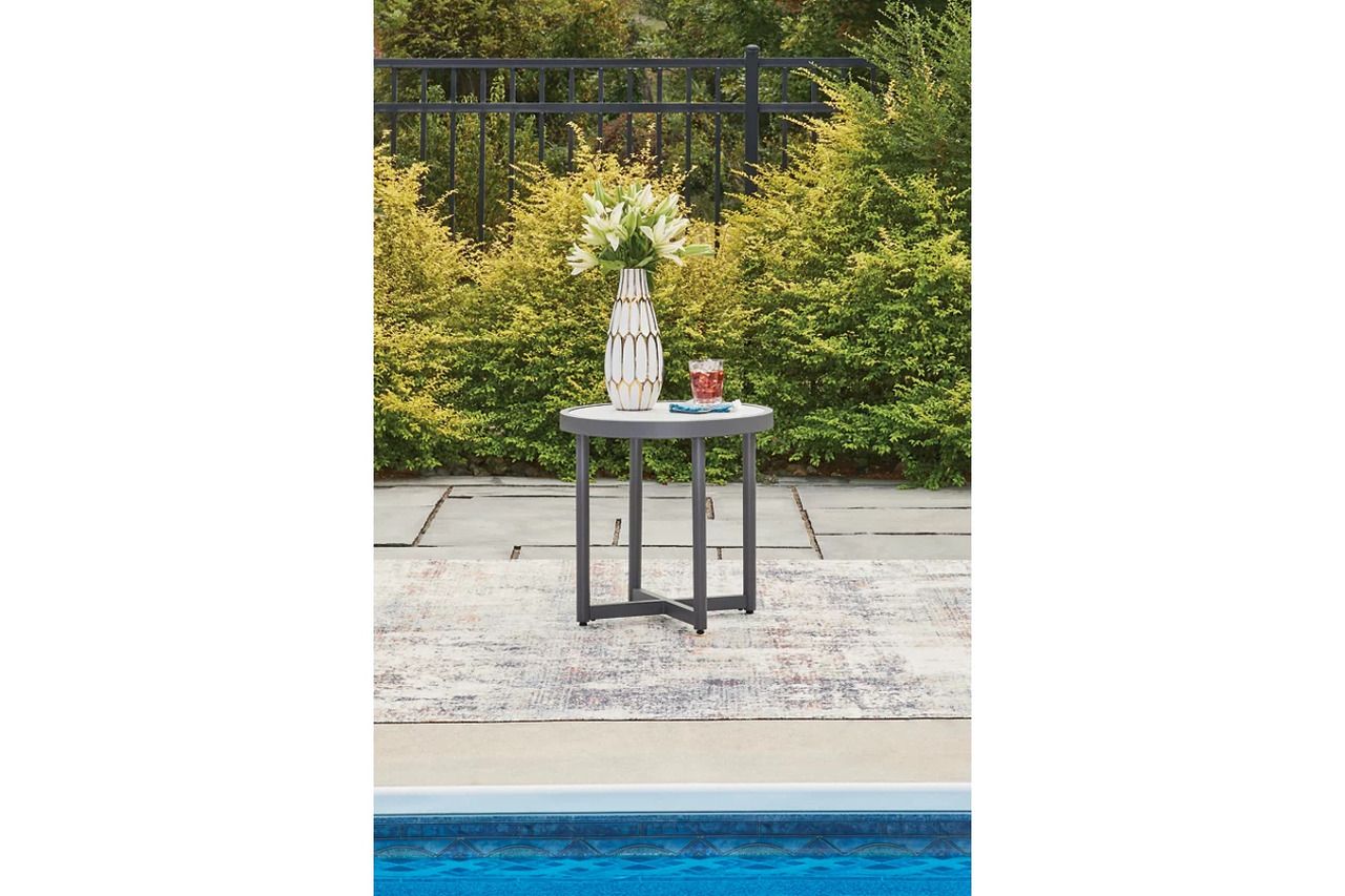 North Island Outdoor End Table In Gray P510706