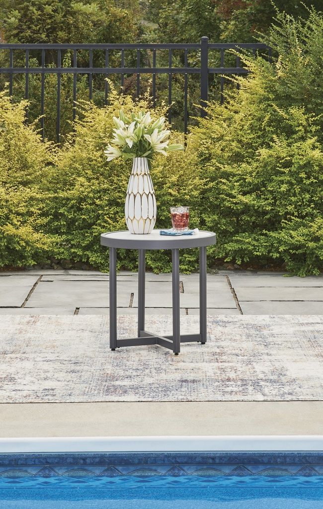 North Island Outdoor End Table In Gray P510706