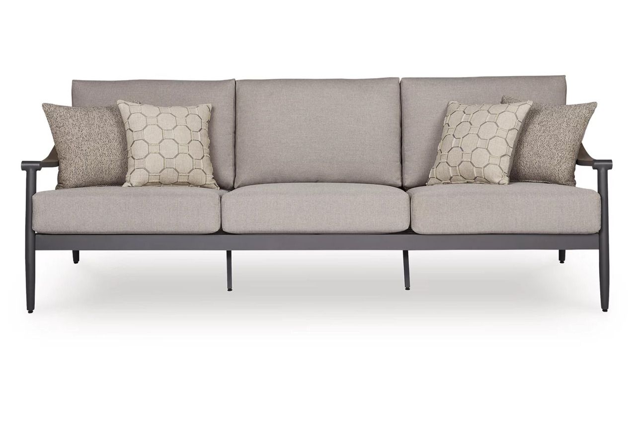 North Island Outdoor Sofa with Cushion In Gray P510838