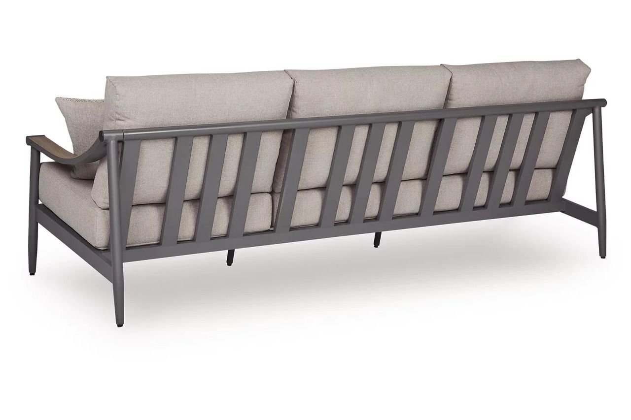North Island Outdoor Sofa with Cushion In Gray P510838