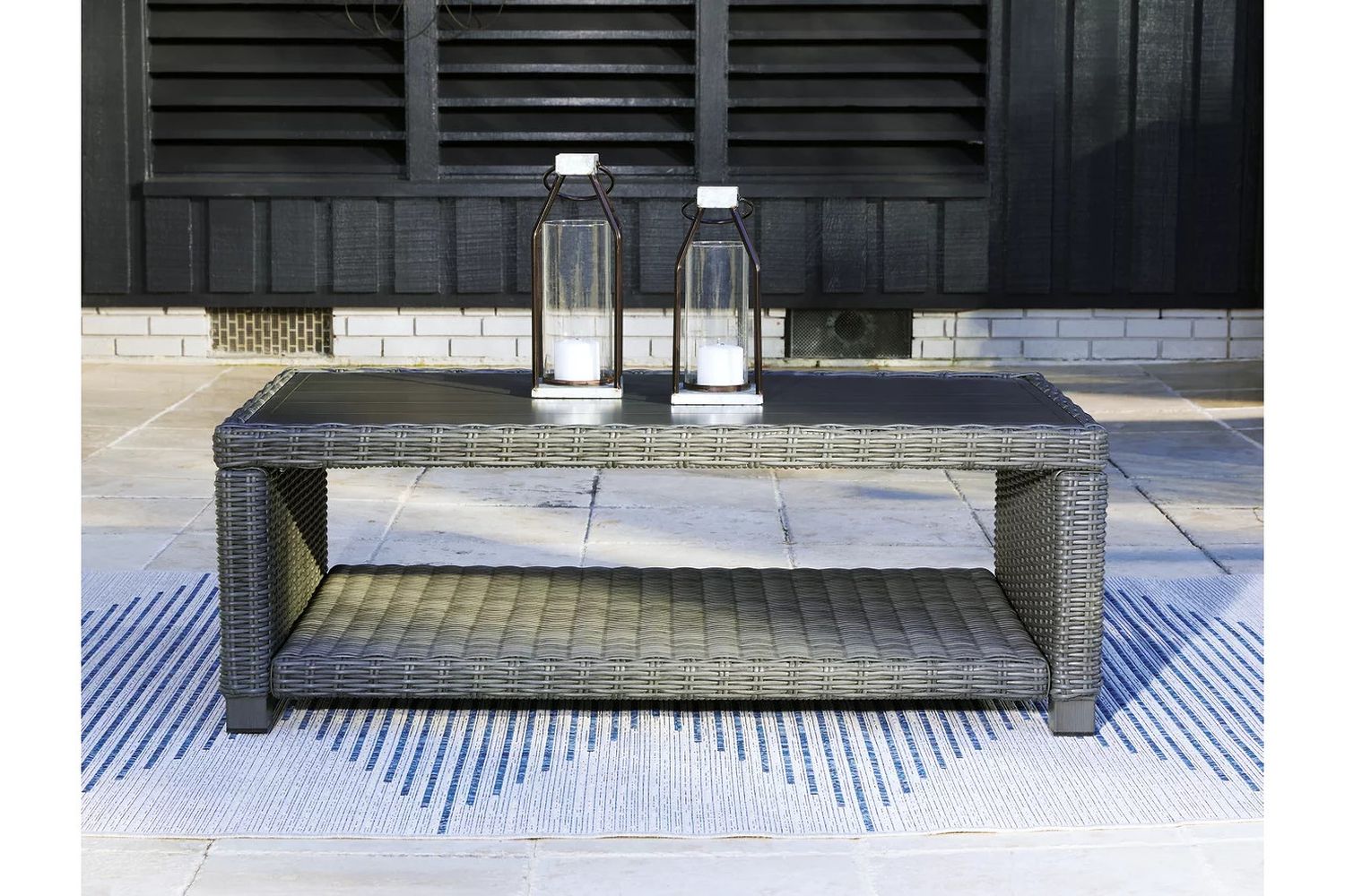 Elite Park Gray Rectangular Cocktail Table P518701
