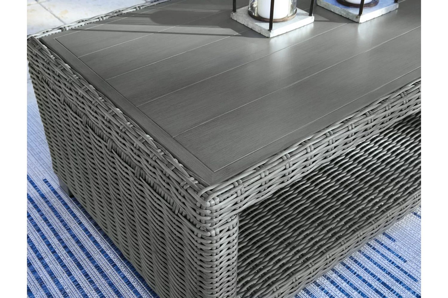 Elite Park Gray Rectangular Cocktail Table P518701