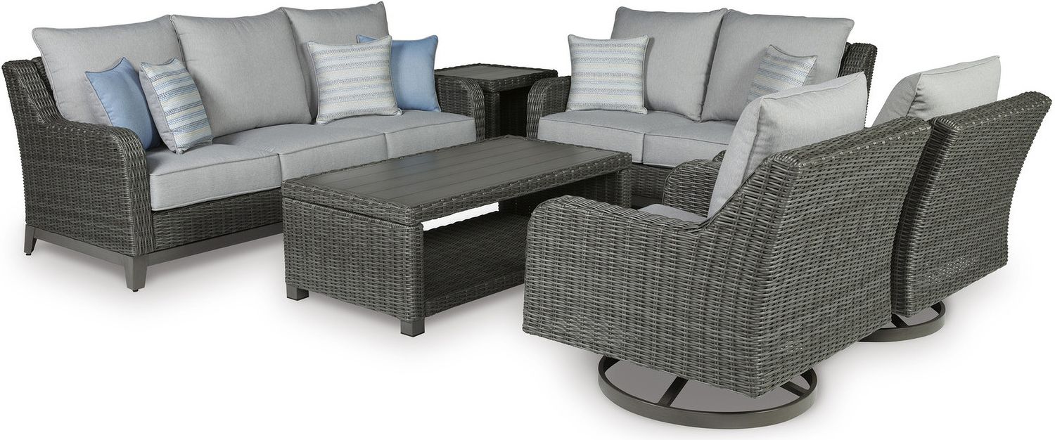 Elite Park Gray Rectangular Cocktail Table P518701