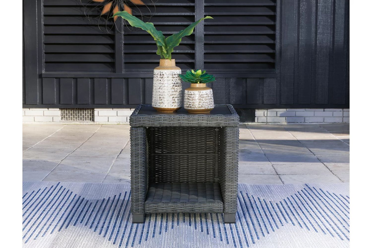 Elite Park Gray Square End Table P518702