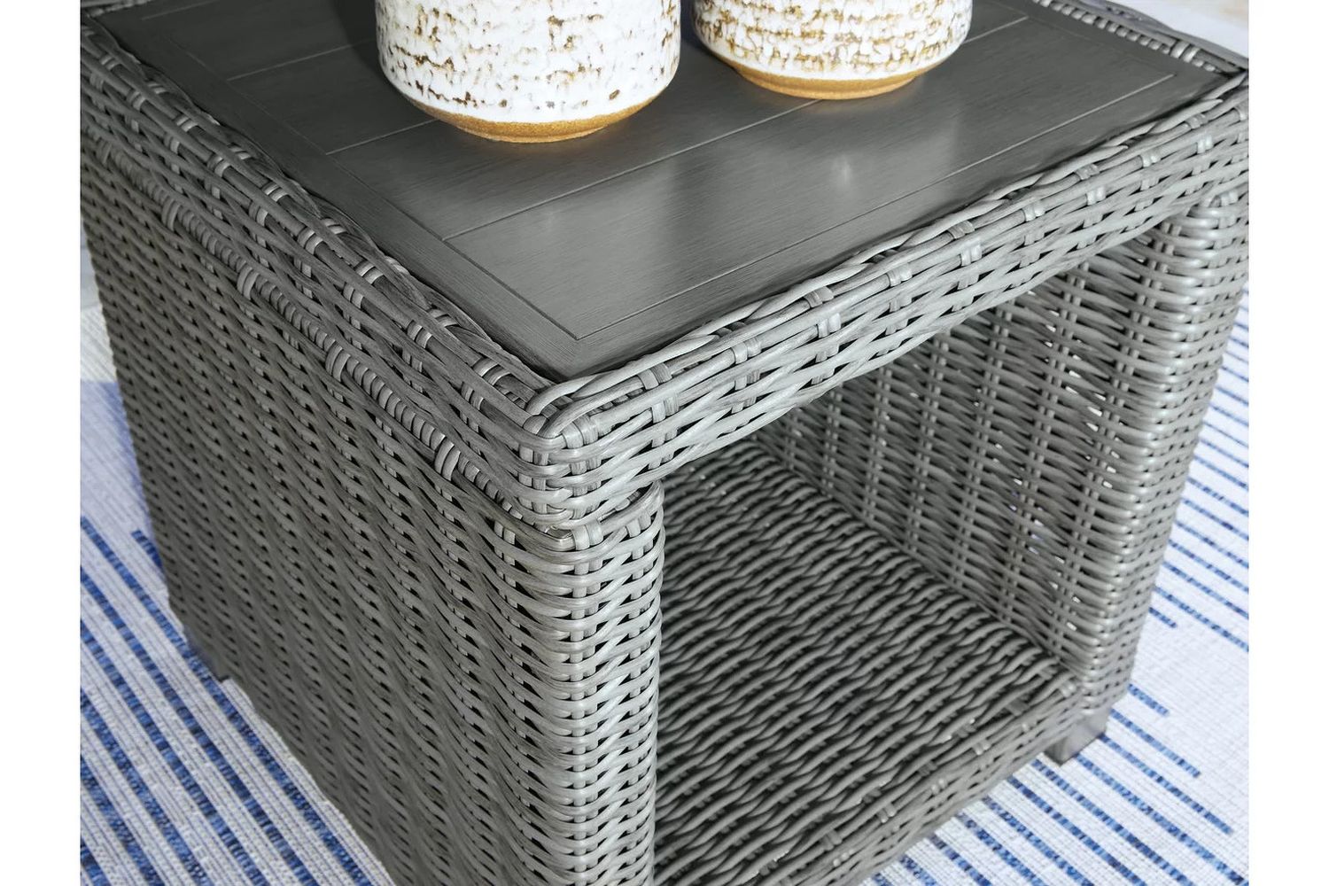 Elite Park Gray Square End Table P518702
