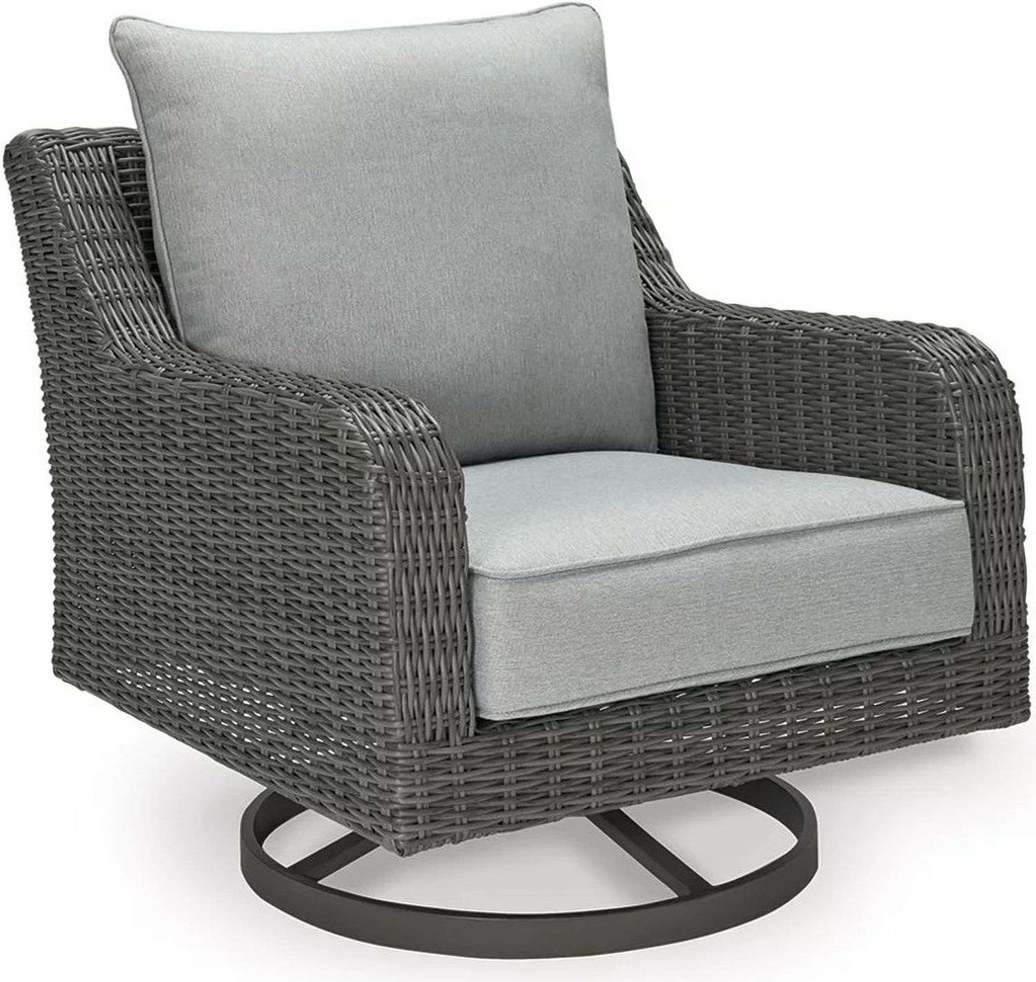 Elite Park Gray Swivel Lounge W/ Cushion P518821