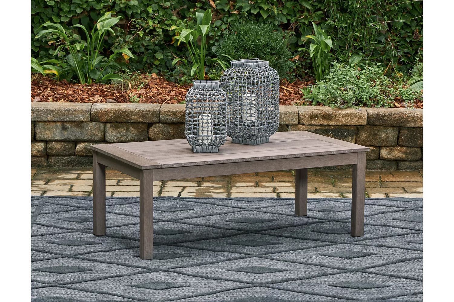 Hillside Barn Brown Outdoor Coffee Table P564701