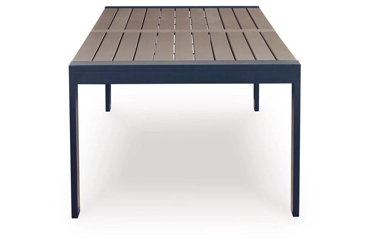 Mabry Shores Outdoor Dining Table In Blue P587625