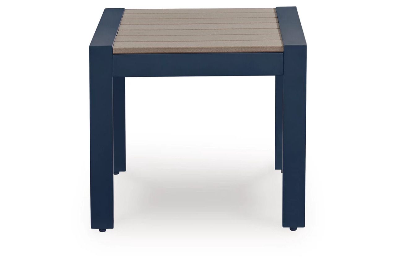 Mabry Shores Outdoor End Table In Blue P587703