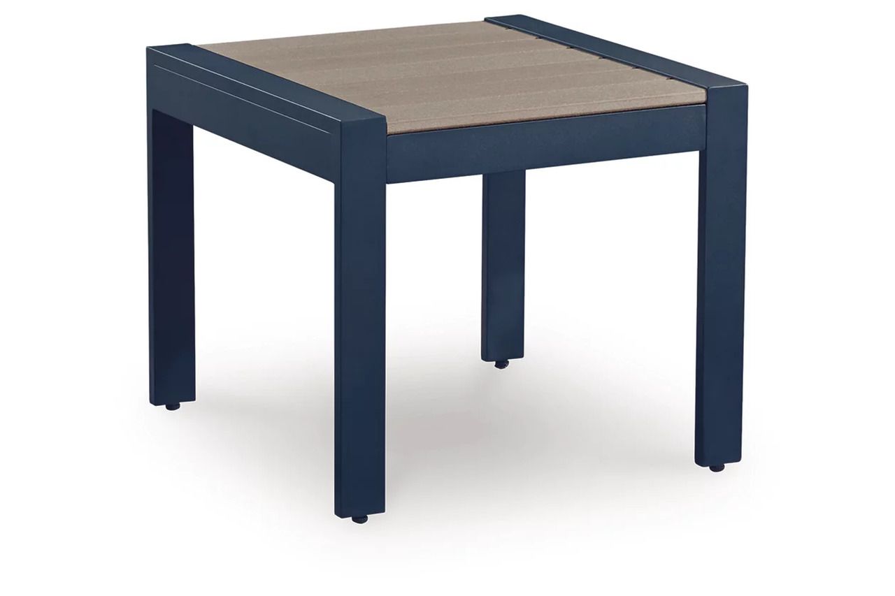 Mabry Shores Outdoor End Table In Blue P587703