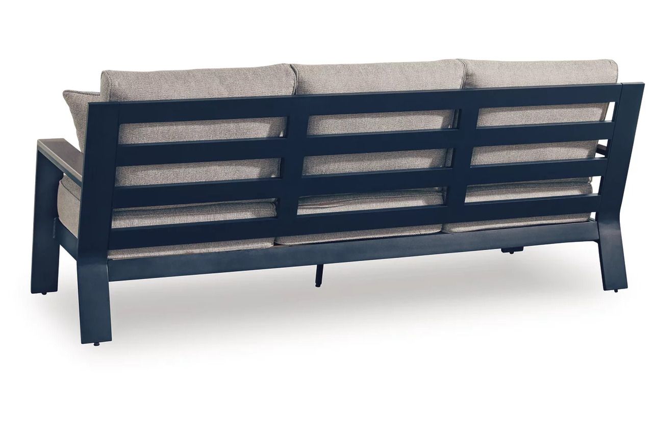 Mabry Shores Outdoor Sofa with Cushion In Blue P587838
