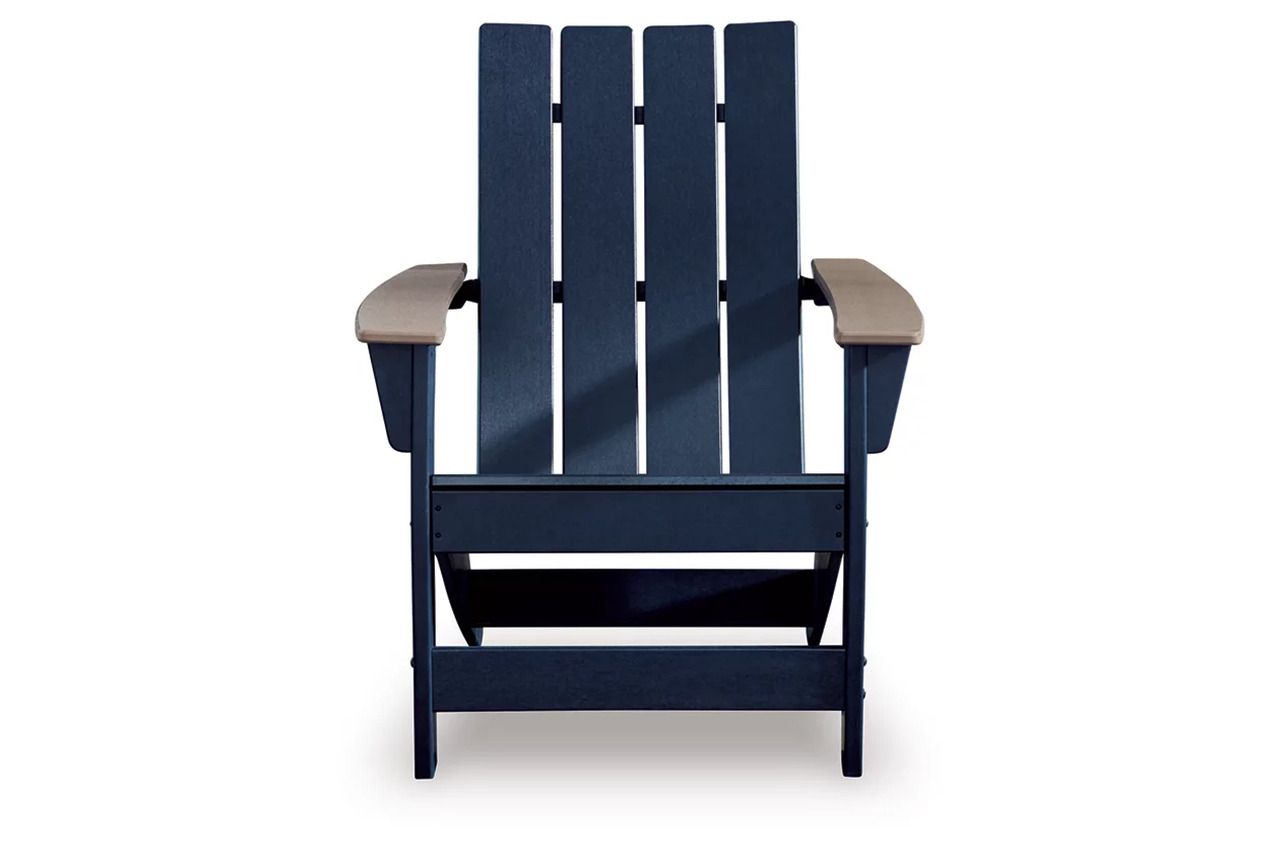 Mabry Shores Adirondack Chair In Black and Beige P587898