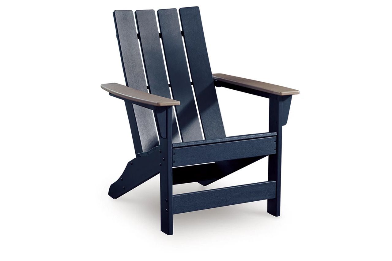 Mabry Shores Adirondack Chair In Black and Beige P587898