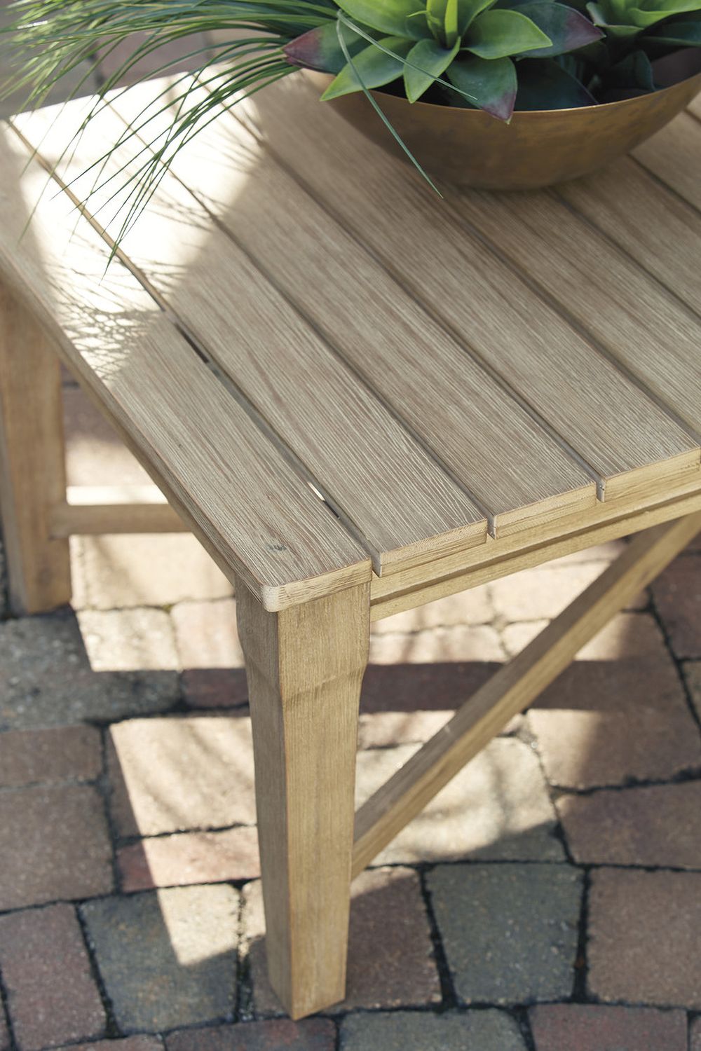 Carter Hall Outdoor Coffee Table In Beige P601701