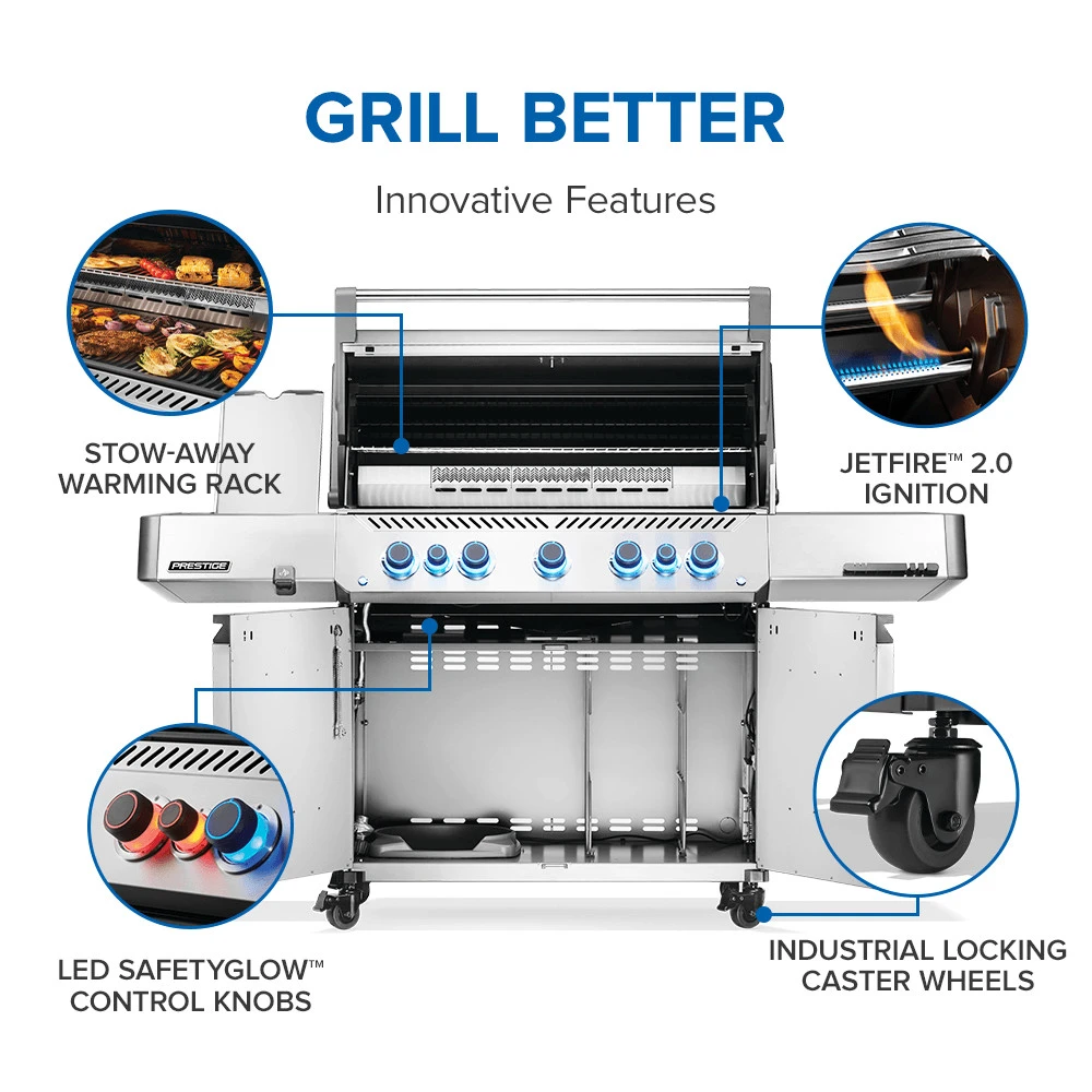 Prestige® 665 RSIB with Infrared Side and Rear Burner P665VRSIBNSS
