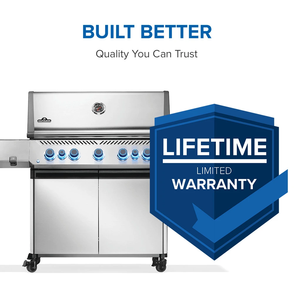 Prestige® 665 Connected RSIB with Infrared Side and Rear Burner P665VXRSIBNSS