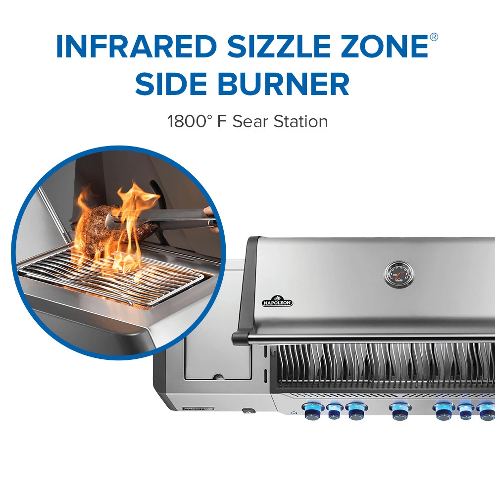 Prestige® 665 Connected RSIB with Infrared Side and Rear Burner P665VXRSIBNSS