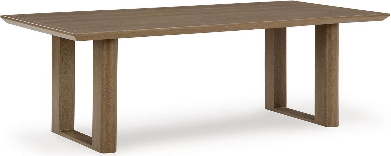 Serene Bay Outdoor Dining Table In Dark Brown P671625