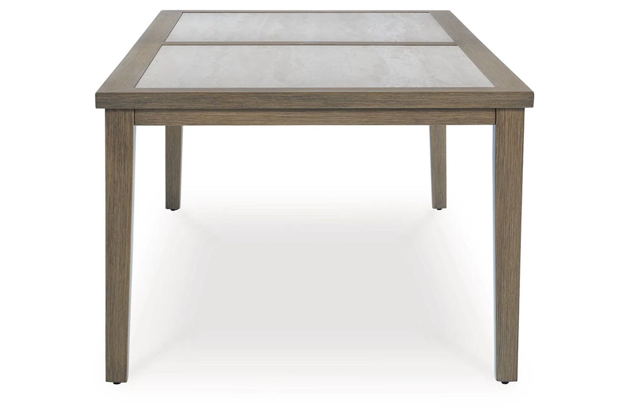 Rainier Ranch Outdoor Dining Table In Brown and Beige P701625