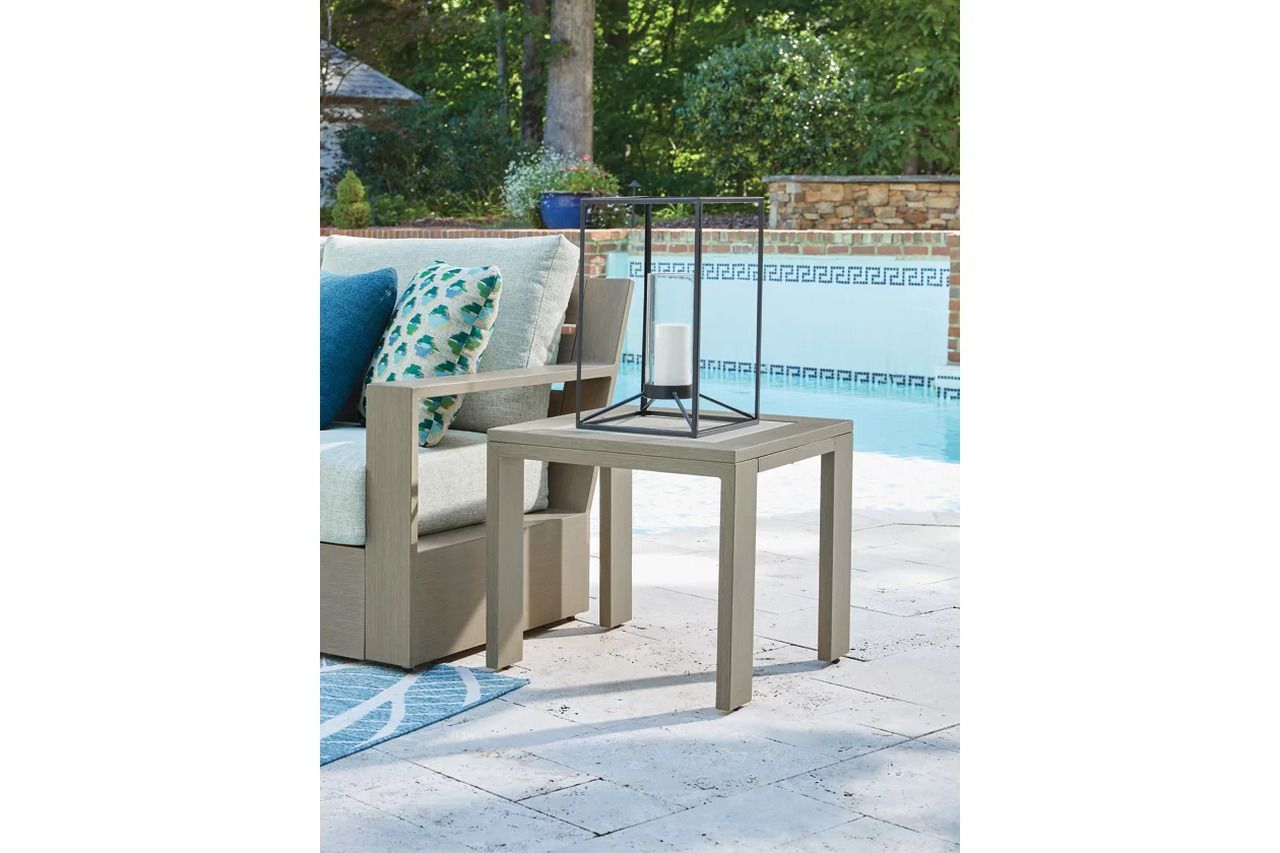 Kimpton Isle Outdoor End Table In Brown P704702