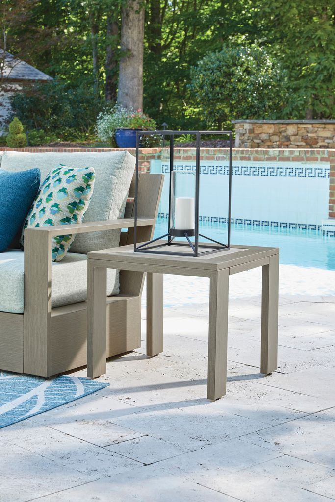 Kimpton Isle Outdoor End Table In Brown P704702