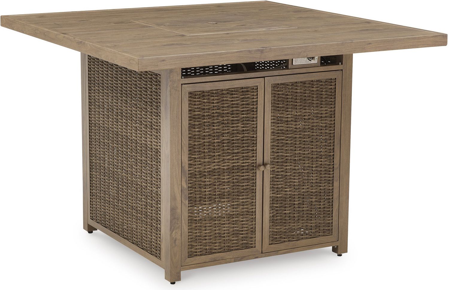 Walton Bridge Driftwood Outdoor Bar Table Set P749P1