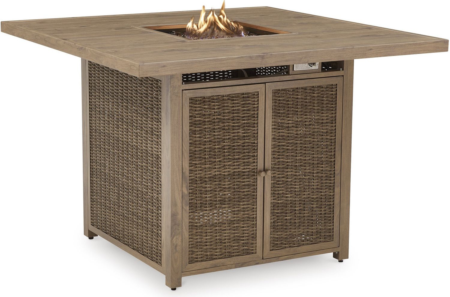 Walton Bridge Driftwood Outdoor Bar Table Set P749P1