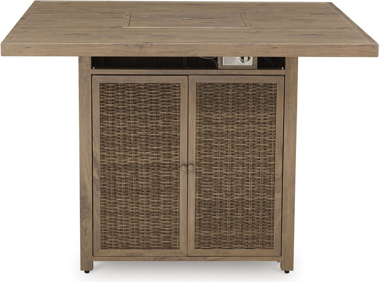 Walton Bridge Driftwood Outdoor Bar Table Set P749P1