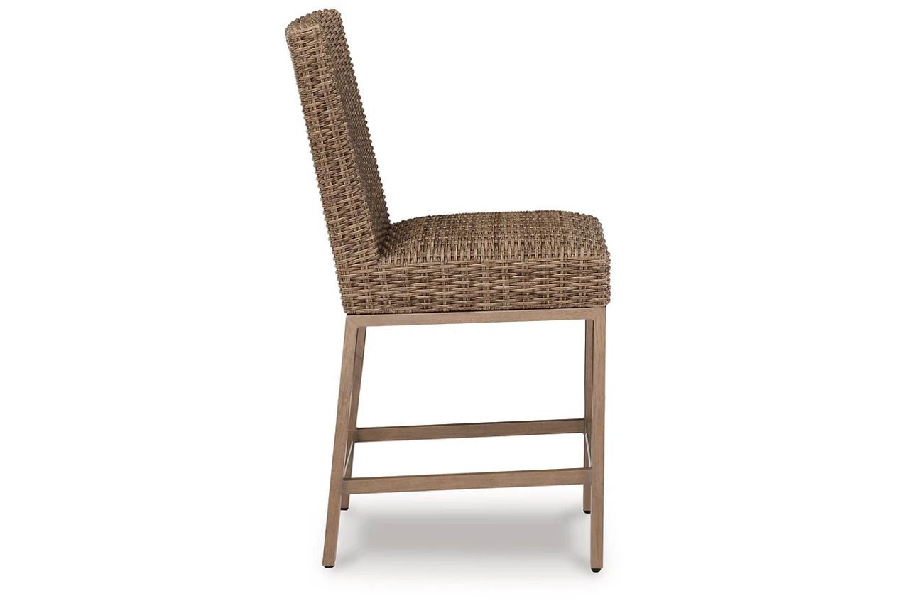 Walton Bridge Driftwood Outdoor Bar Table Set P749P1