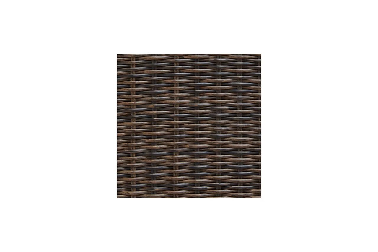 Drakes Beach Outdoor Loveseat with Cushion In Dark Brown P760835