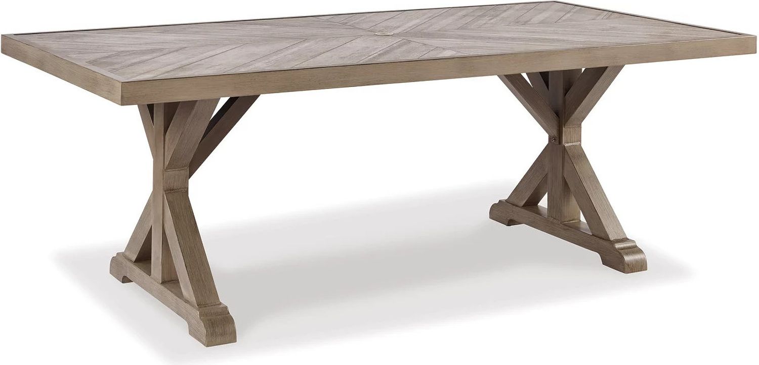 Beachcroft Beige Rectangular Dining Table P791625