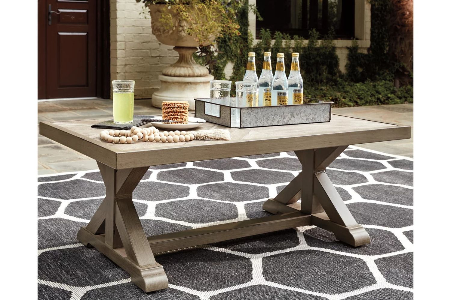 Beachcroft Beige Rectangular Cocktail Table P791701