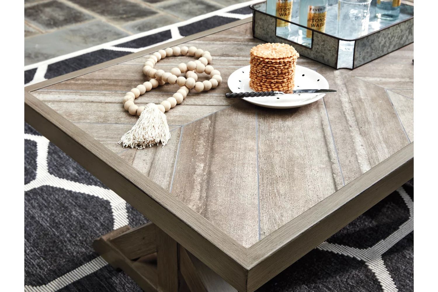 Beachcroft Beige Rectangular Cocktail Table P791701