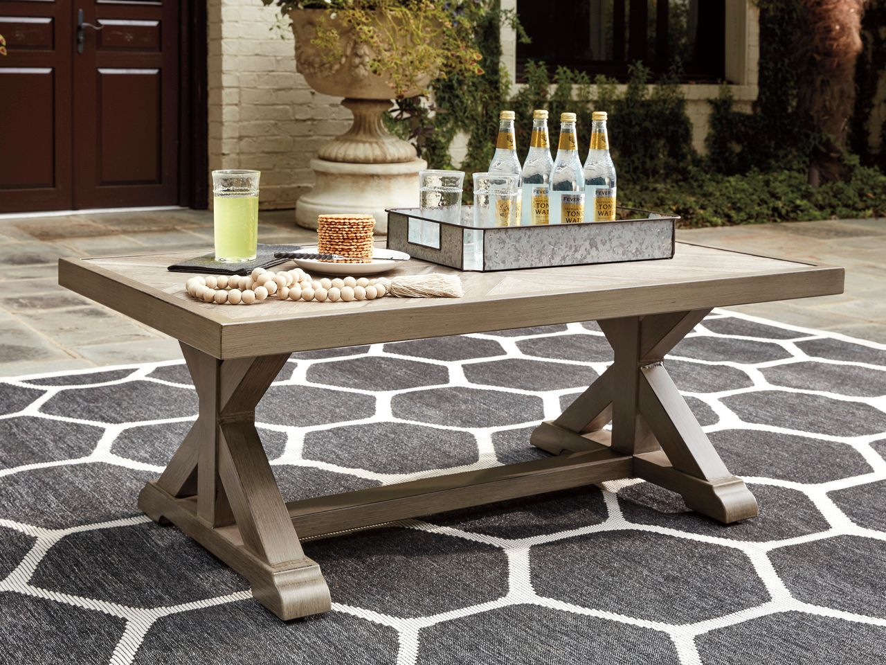 Beachcroft Beige Rectangular Cocktail Table P791701
