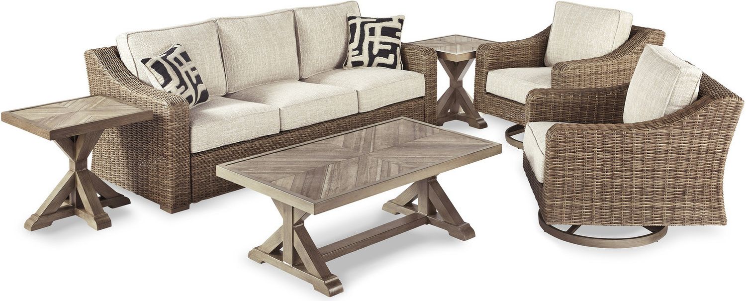 Beachcroft Beige Rectangular Cocktail Table P791701