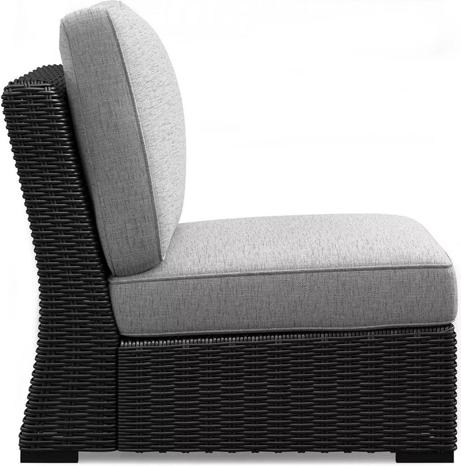 Beachcroft 5-Piece Outdoor Sectional In Black Light Gray P792P6