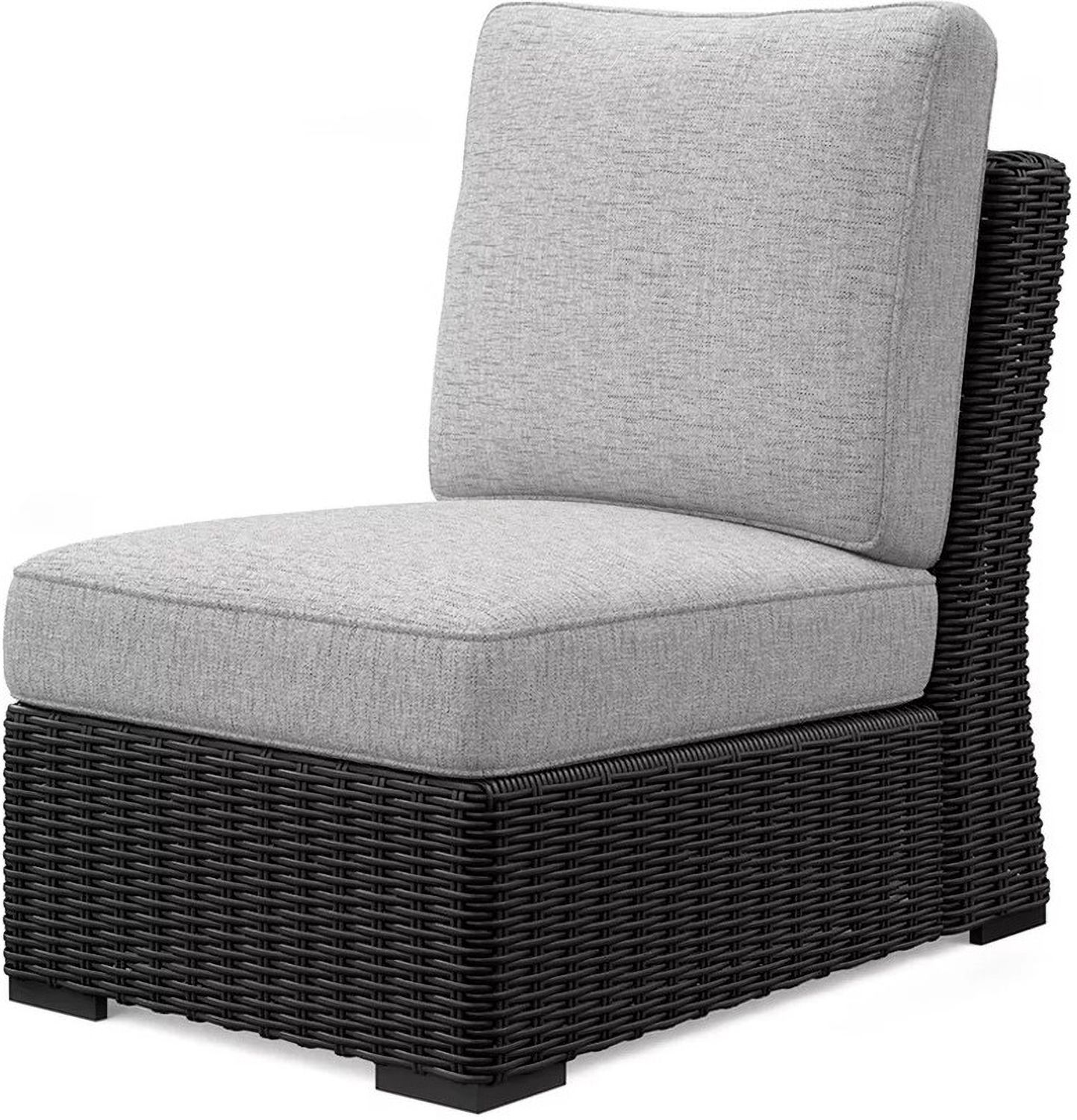 Beachcroft 5-Piece Outdoor Sectional In Black Light Gray P792P6
