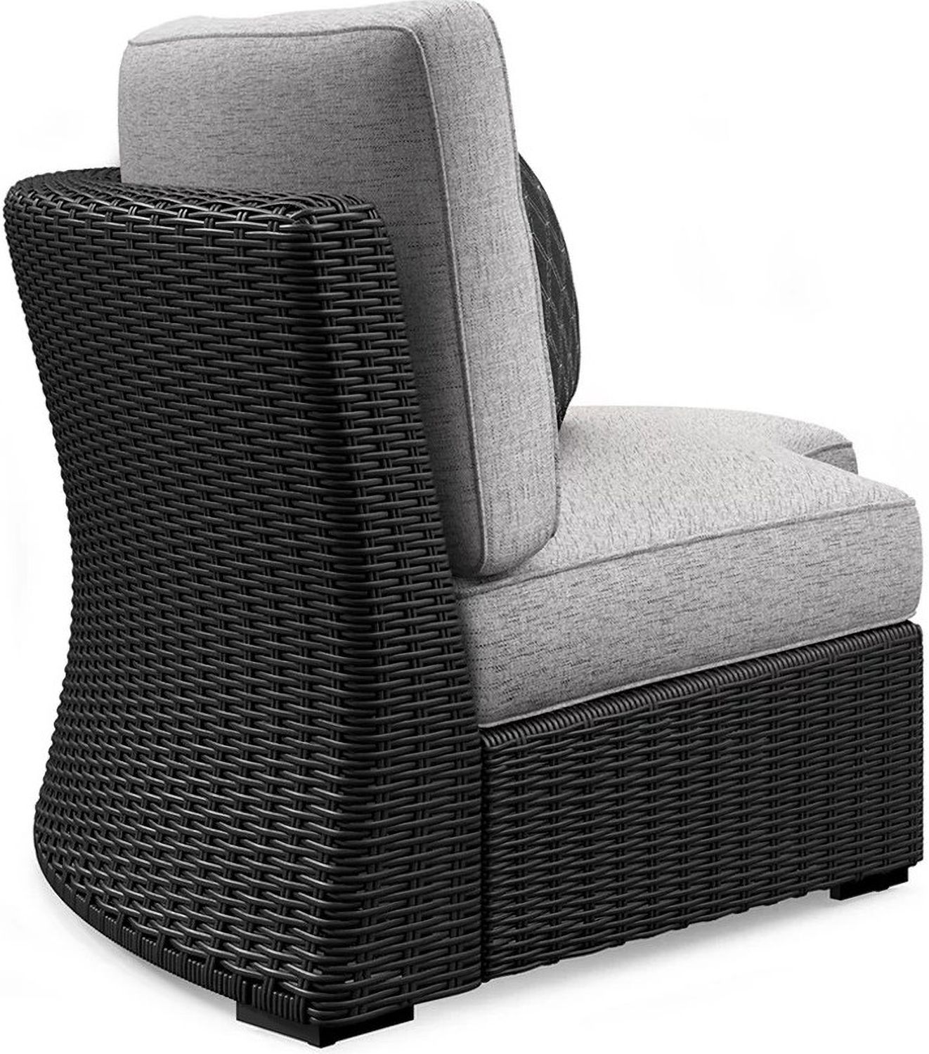 Beachcroft 5-Piece Outdoor Sectional In Black Light Gray P792P6