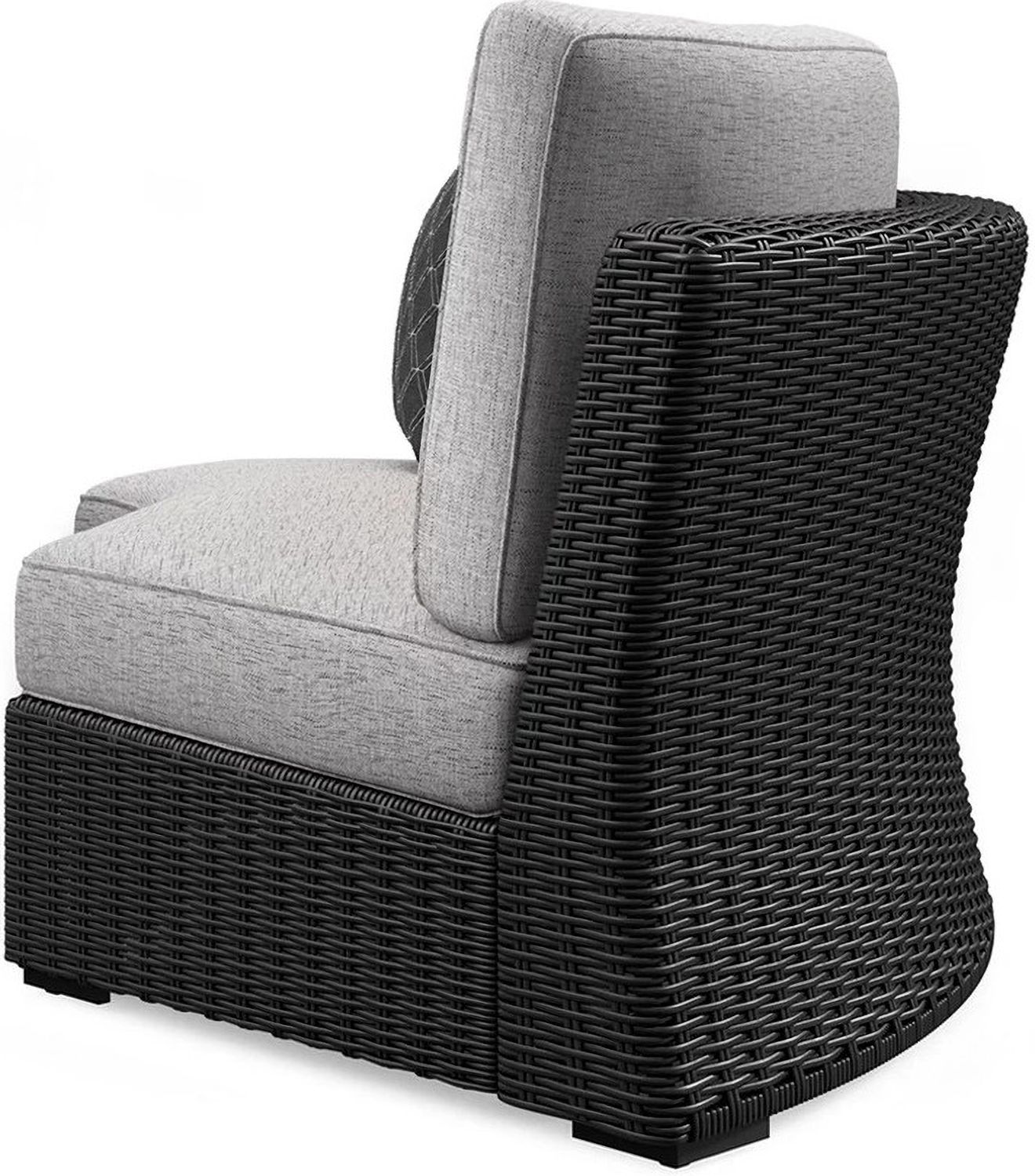 Beachcroft 5-Piece Outdoor Sectional In Black Light Gray P792P6
