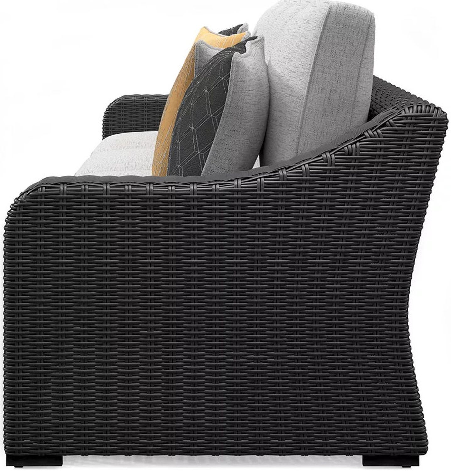 Beachcroft 5-Piece Outdoor Sectional In Black Light Gray P792P6