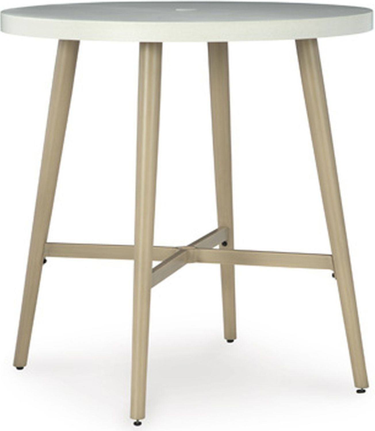 Seton Creek Outdoor Bar Table In Beige P798613