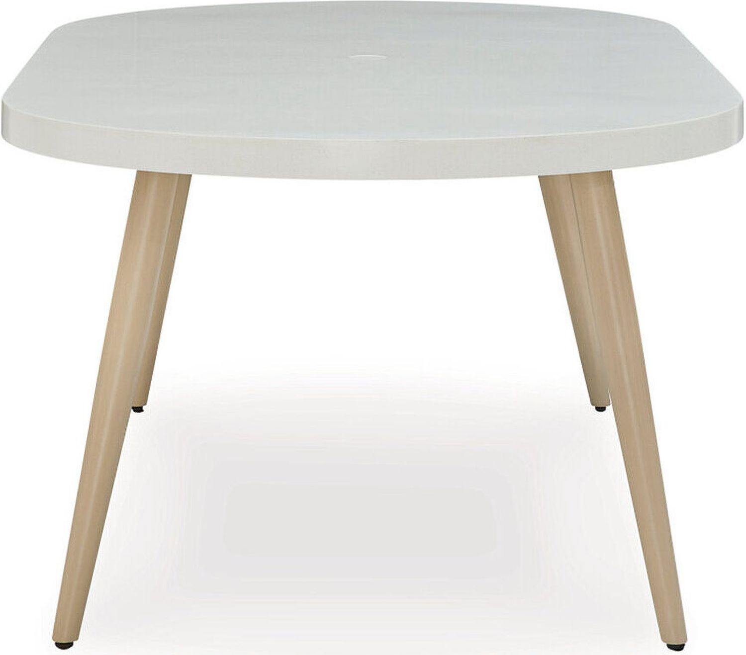 Seton Creek White Outdoor Dining Table P798625