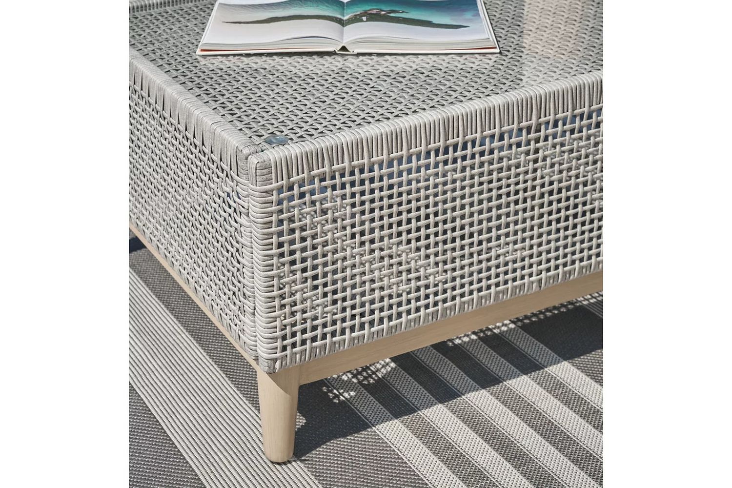 Seton Creek Gray Outdoor Coffee Table P798701
