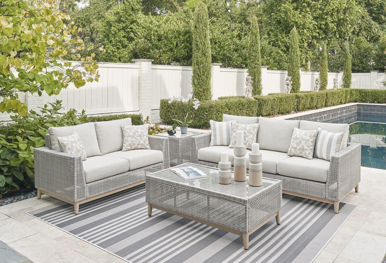 Seton Creek Gray Outdoor End Table P798702