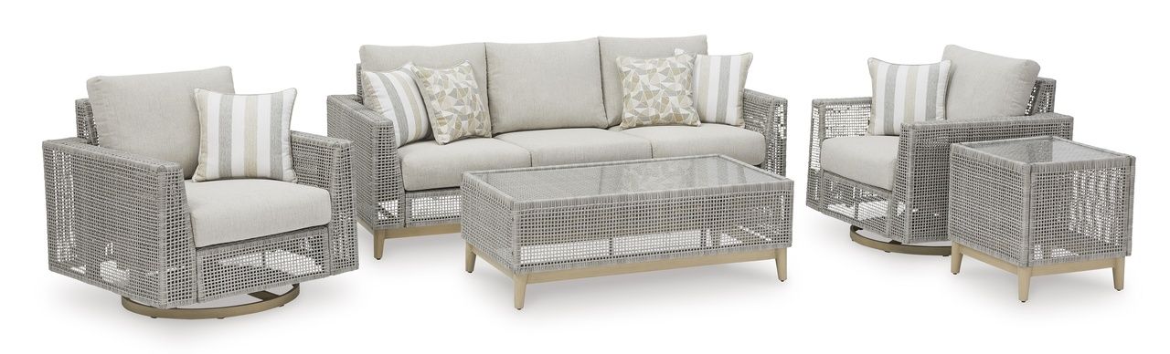 Seton Creek Gray Outdoor End Table P798702