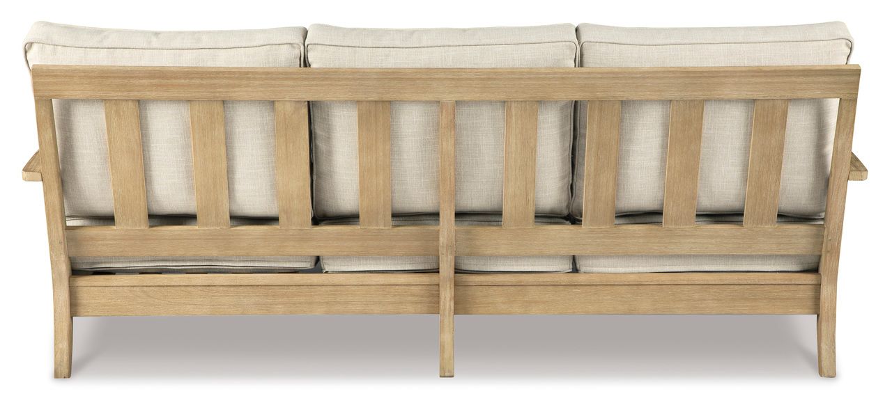 Clare View Beige Outdoor Sofa with Cushion P801838