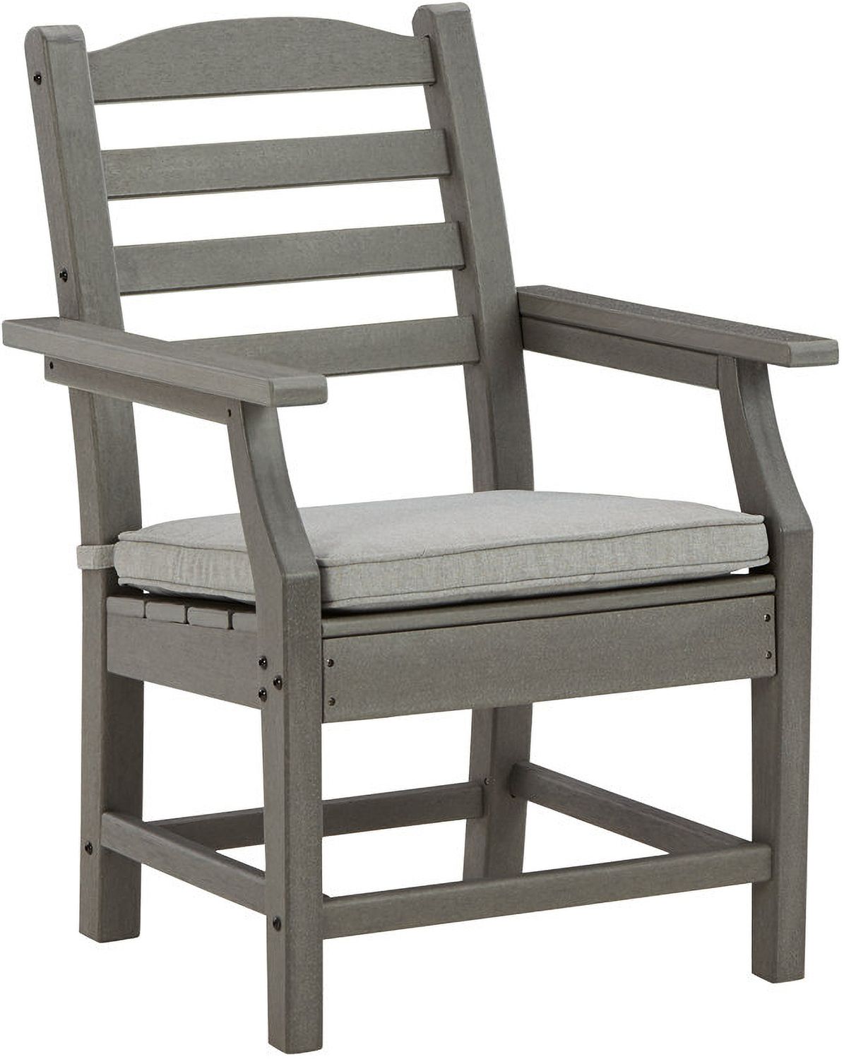 Visola Gray Arm Chair With Cushion Set of 2 P802601A
